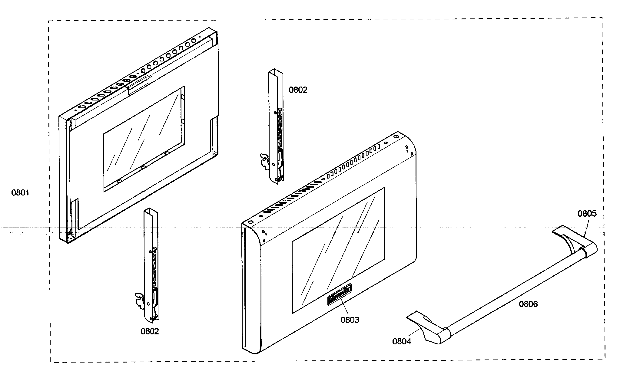 Oven door