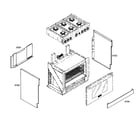 Thermador PRG366EH01 cabinet parts diagram