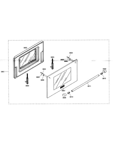 Oven door