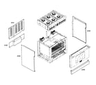 Thermador PRD366EG02 outside parts diagram