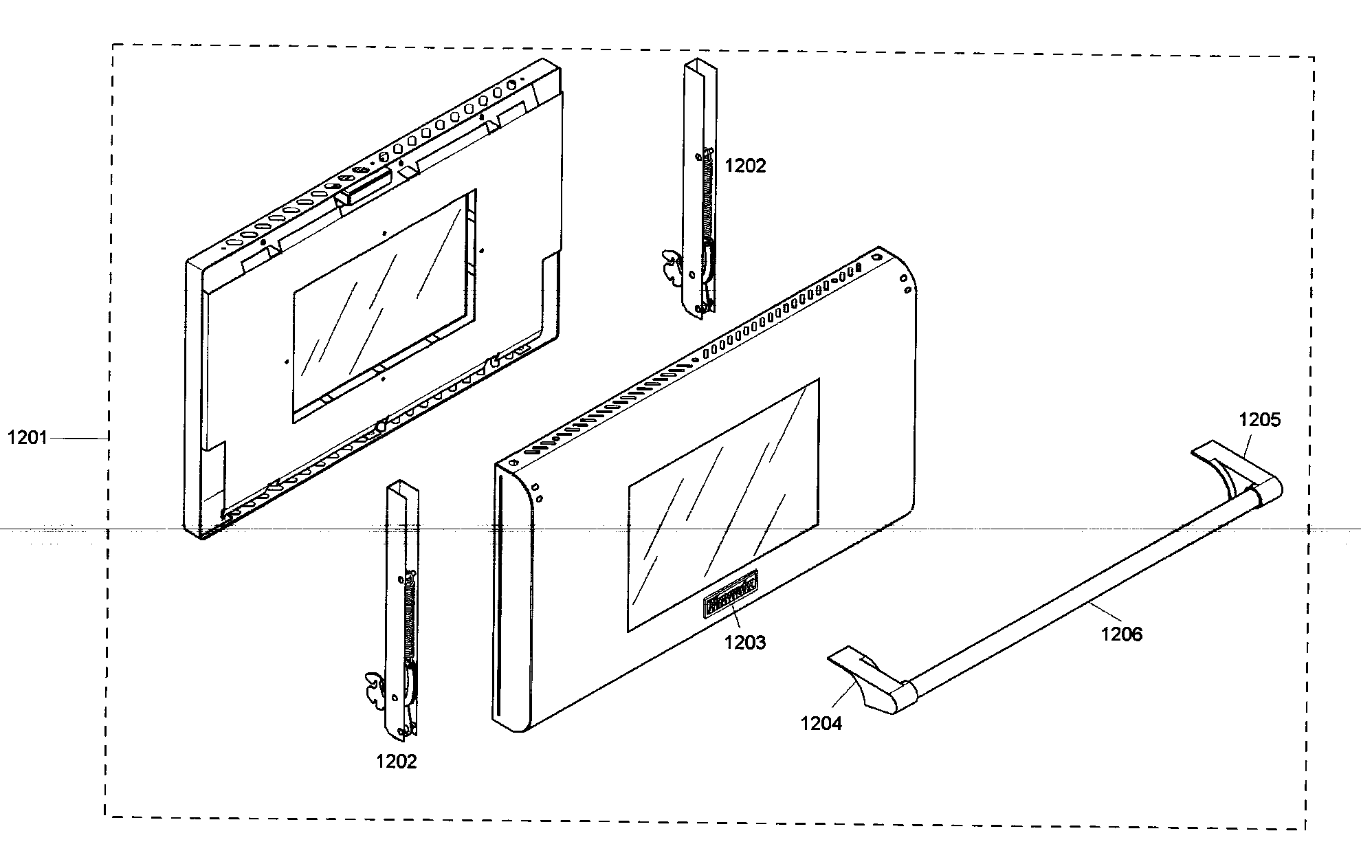 Large oven door