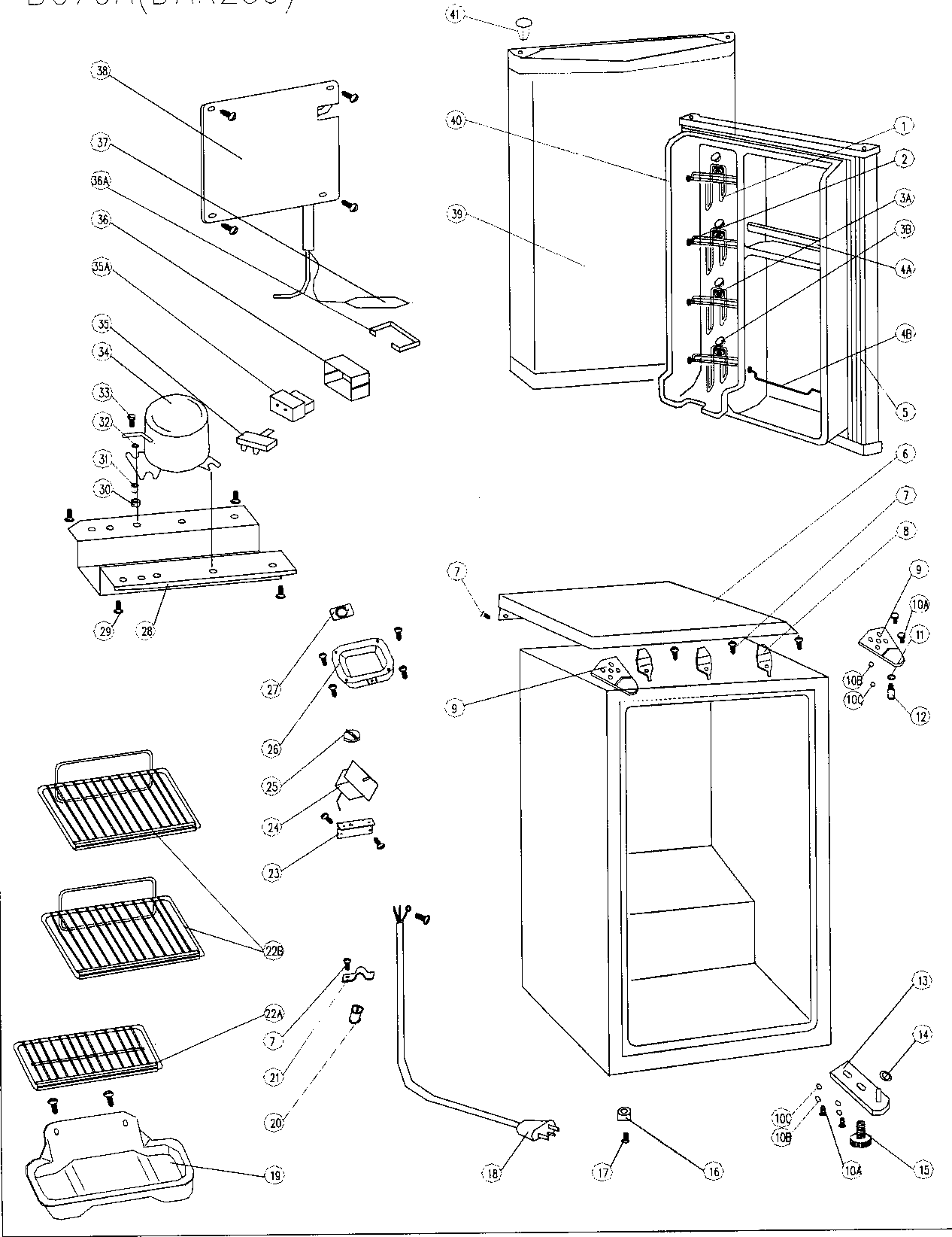 CABINET PARTS