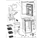 Danby DCR34BL cabinet parts diagram
