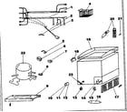 Danby DCF401W cabinet parts diagram