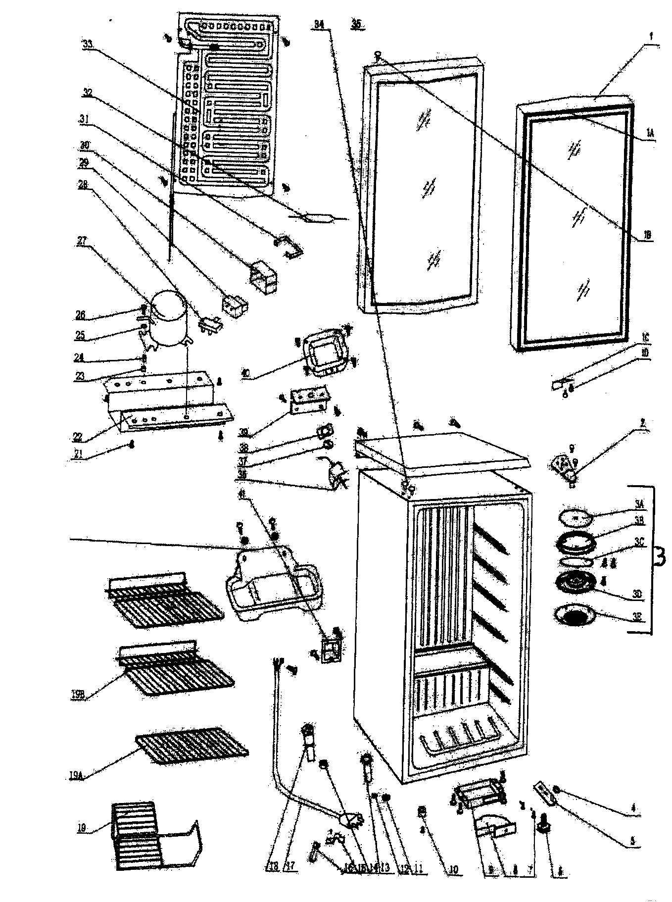 Cabinet parts