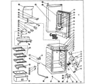 Danby DAR482W cabinet parts diagram