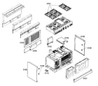 Thermador PRG486EDG01 outside parts diagram