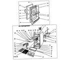 Danby D1707W cabinet parts diagram