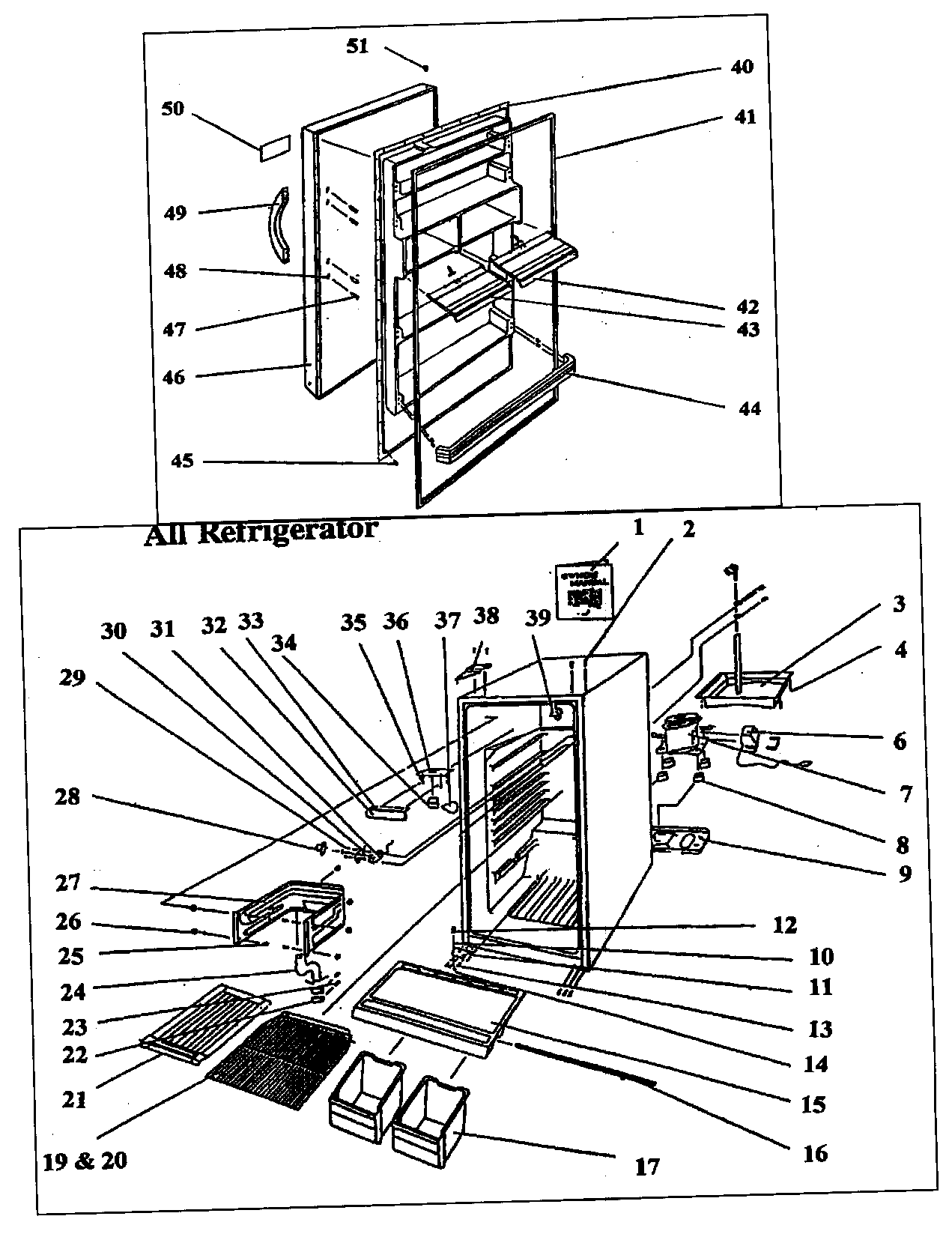 Cabinet parts