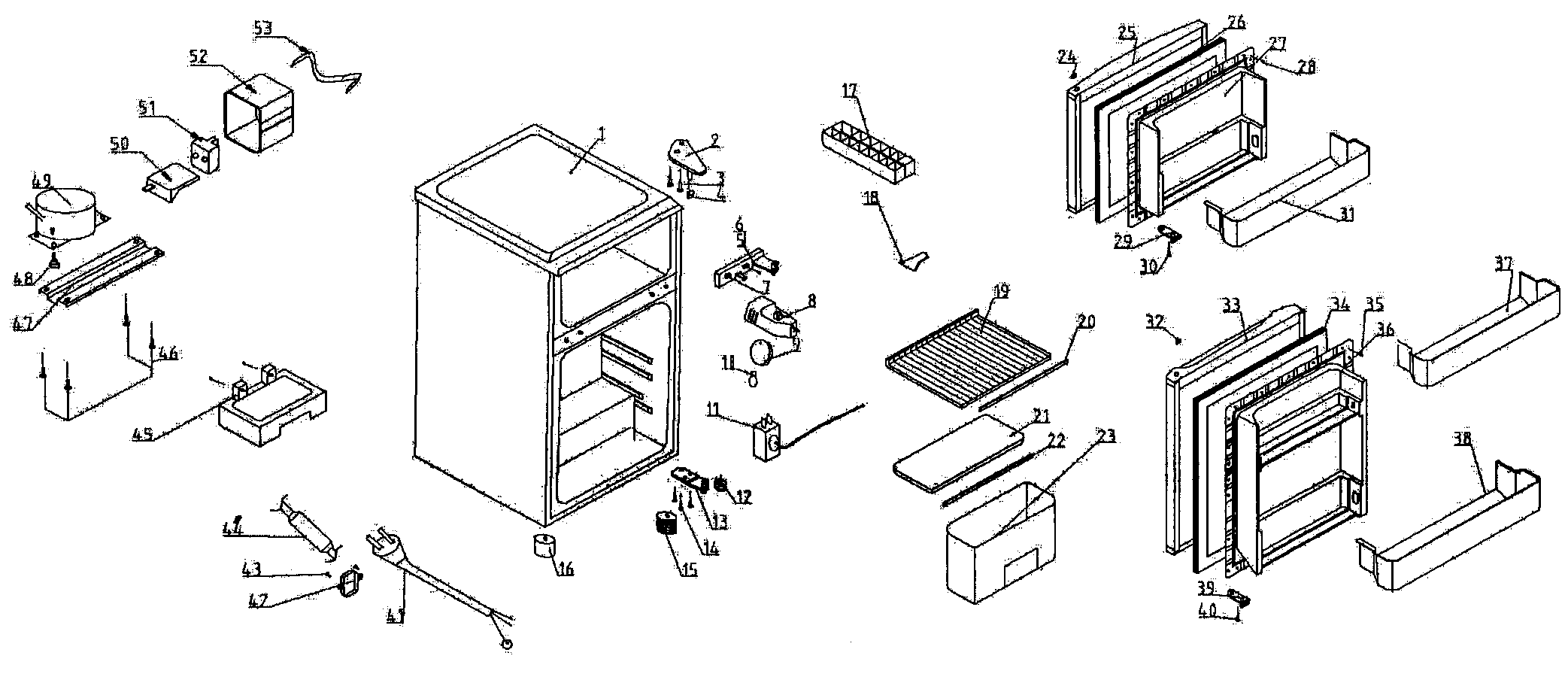 Cabinet parts