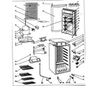 Danby DAR340BL cabinet parts diagram