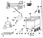 Danby DCF550PL cabinet parts diagram