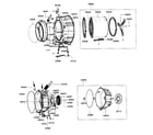 Samsung WF337AAW/XAA-00 tub parts diagram