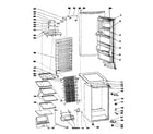 Danby DAR1102W cabinet parts diagram