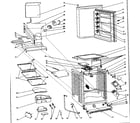 Danby DAR604BL cabinet parts diagram