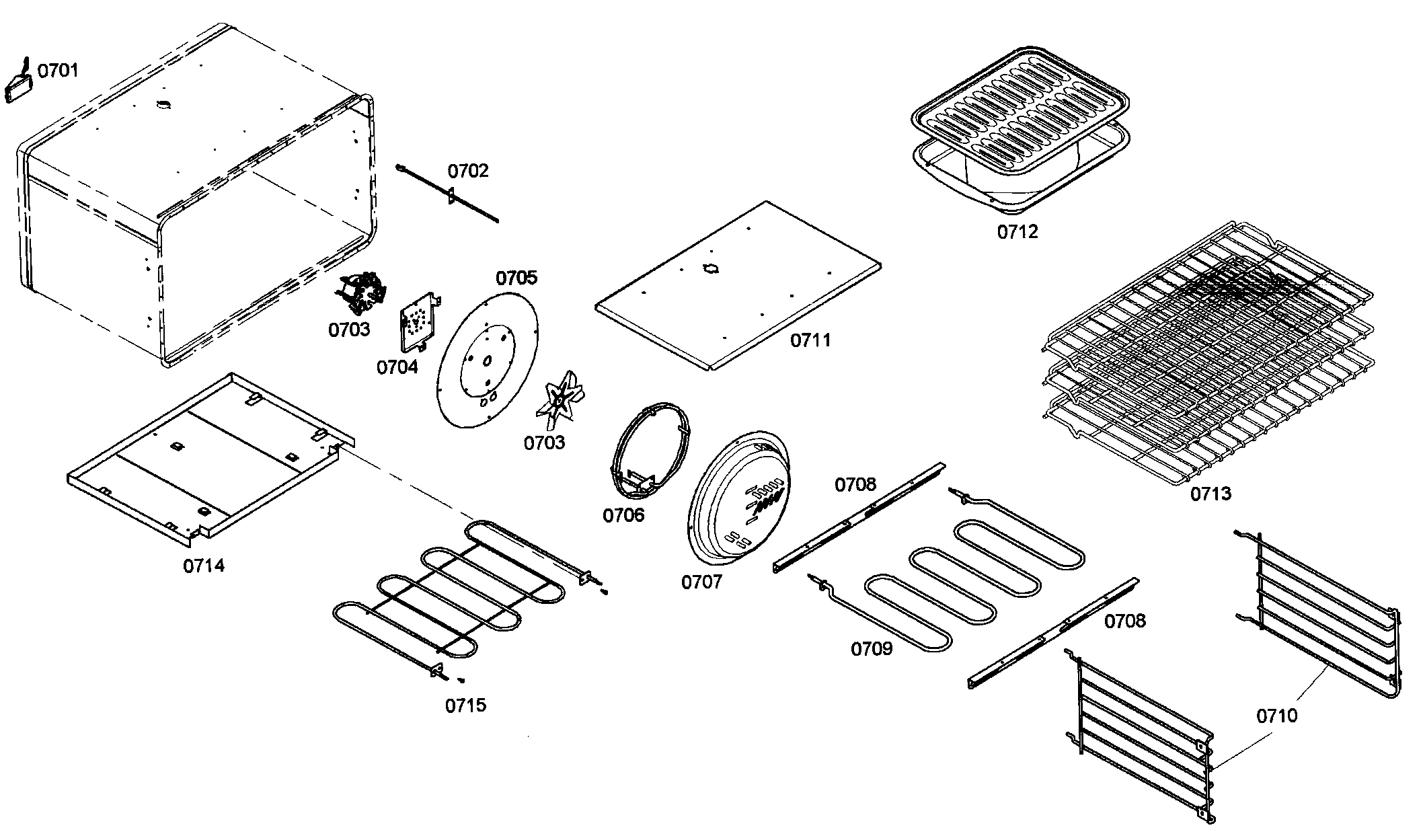 Oven parts