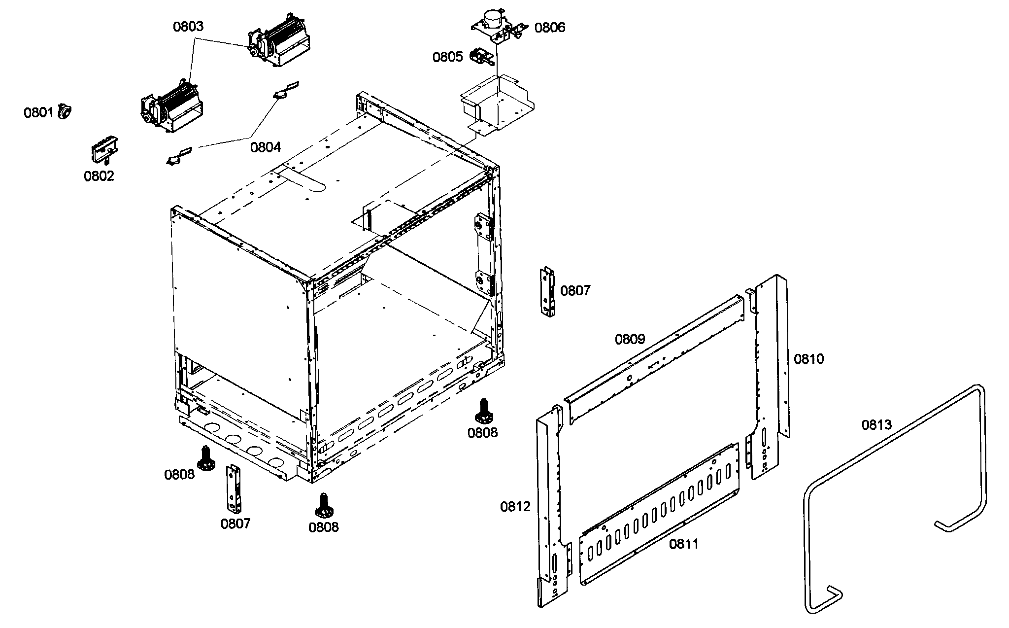 Oven mounting