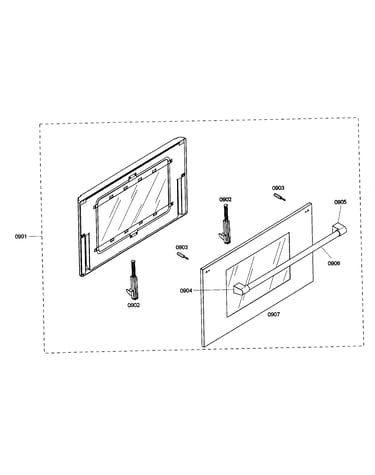 Oven door