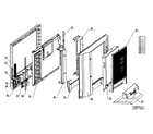 Polaroid FLM-2634B cabinet parts diagram
