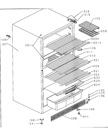 Shelf assy
