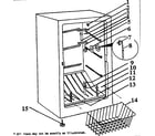Danby DUF1656WEY cabinet parts diagram