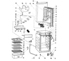 Danby DCR432W cabinet parts diagram