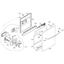 Bosch SHX33M05UC/46 door parts diagram