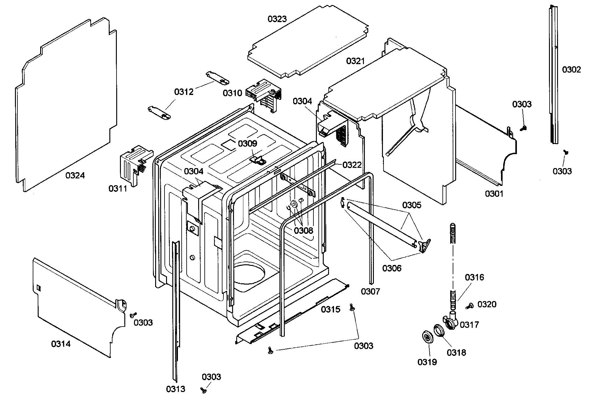 CABINET PARTS