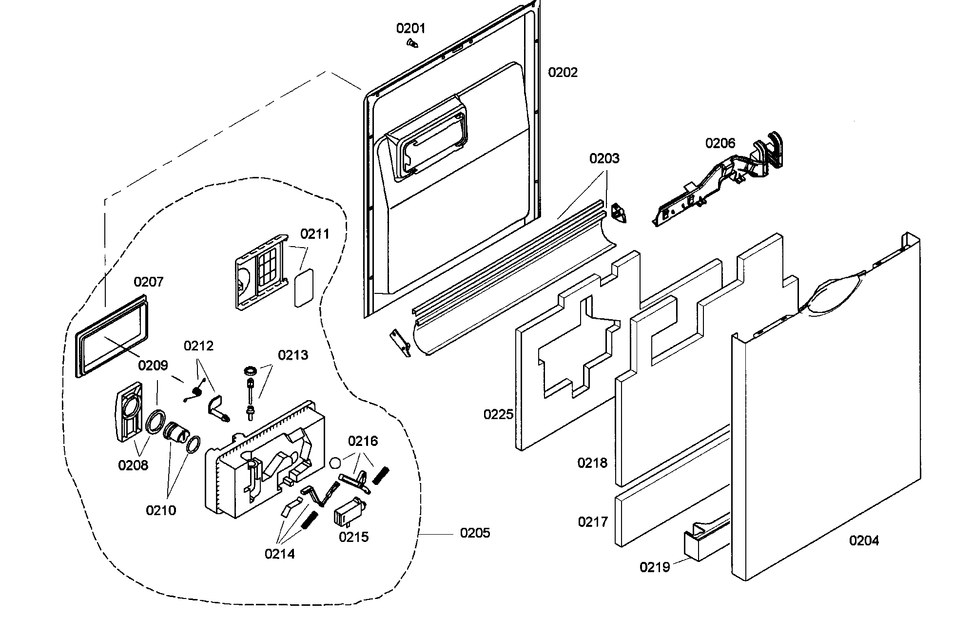 Door assy
