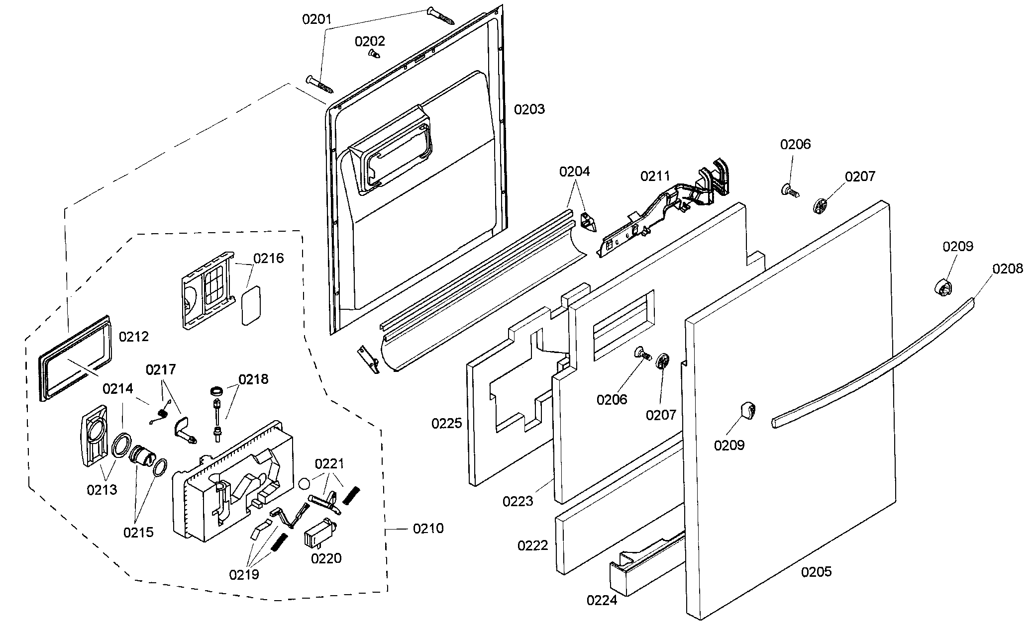 Door assy