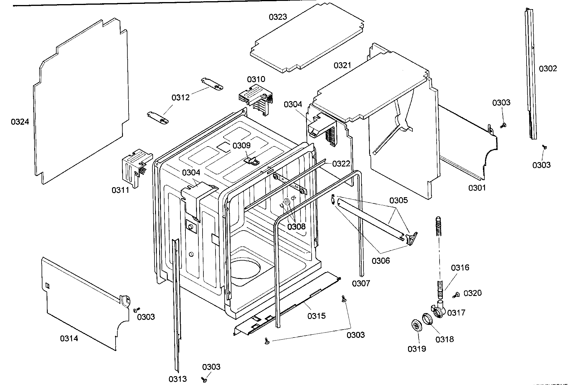 Cabinet parts