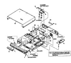 Sony HCD-HDX265 cabinet parts diagram
