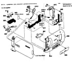 Sony HDR-UX7 cabinet parts rt diagram