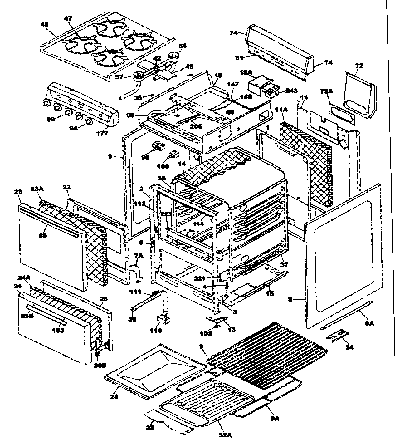 Cabinet parts