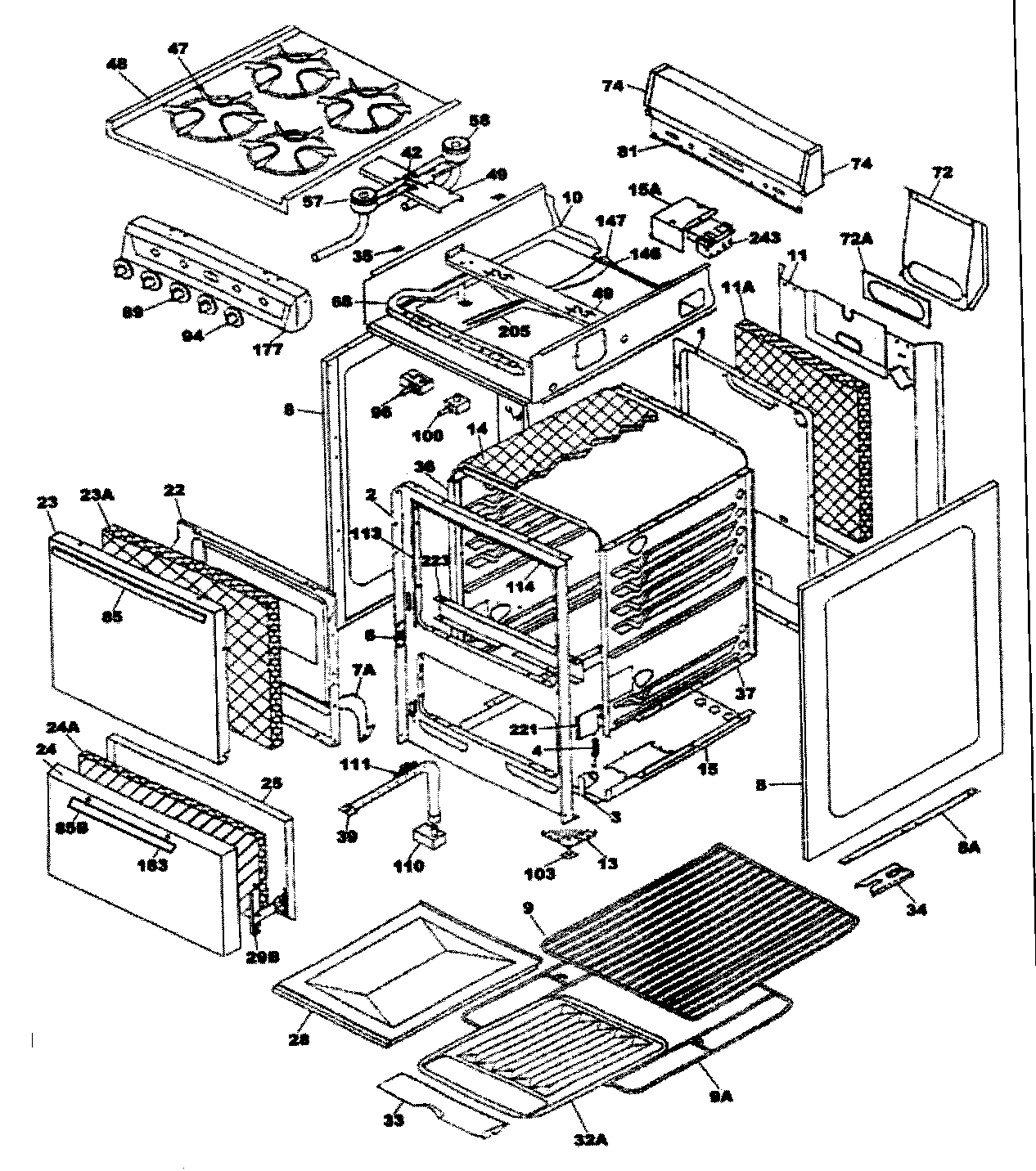 Cabinet parts