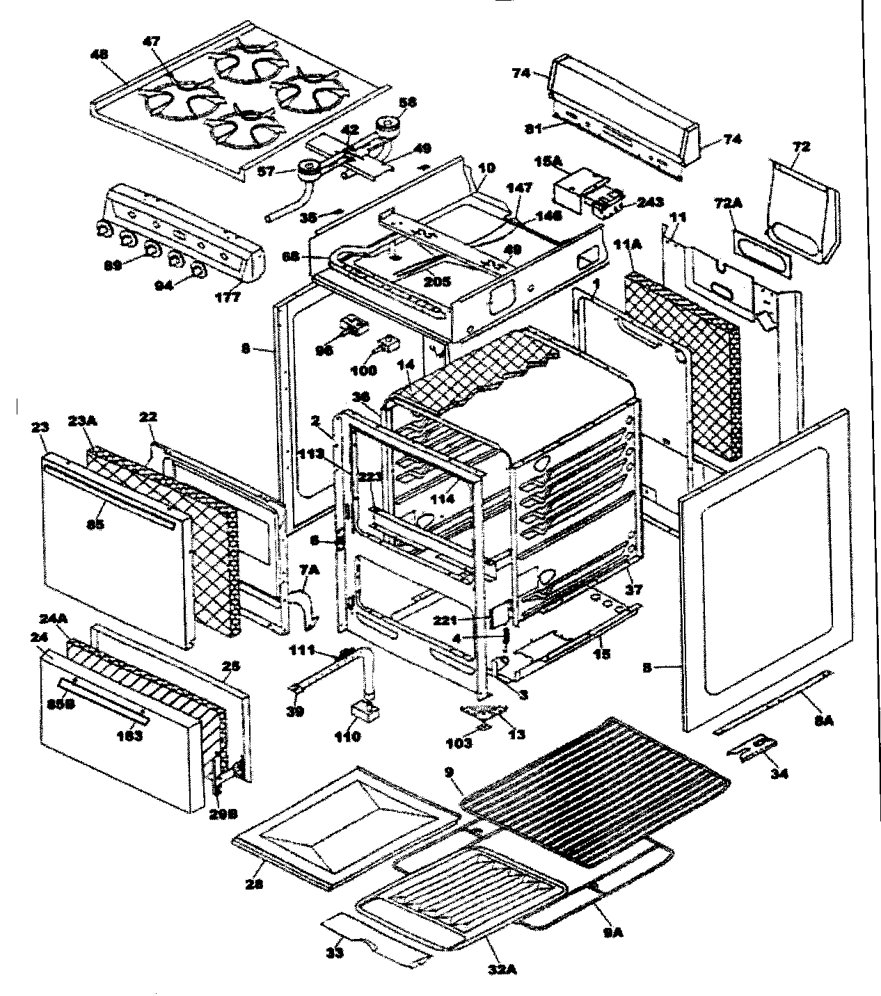 Cabinet parts