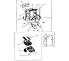 Danby DDW1802BL cabinet parts diagram