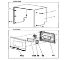 Danby DDW396W outer cover/outer door diagram