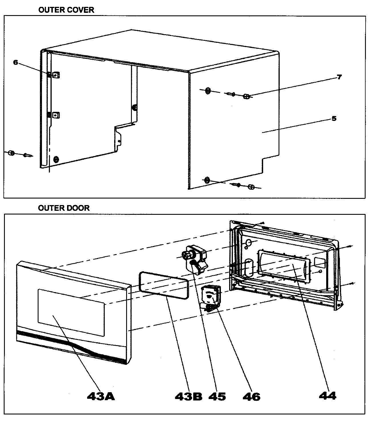 Outer cover/outer door