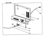 Danby DDW396W back cover diagram