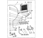 Danby DFF8801W compressor assy diagram