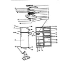 Danby DFF1170-2 cabinet parts diagram