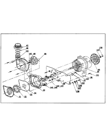 Pump/motor assy