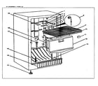 Danby DUF1700WEY cabinet parts diagram
