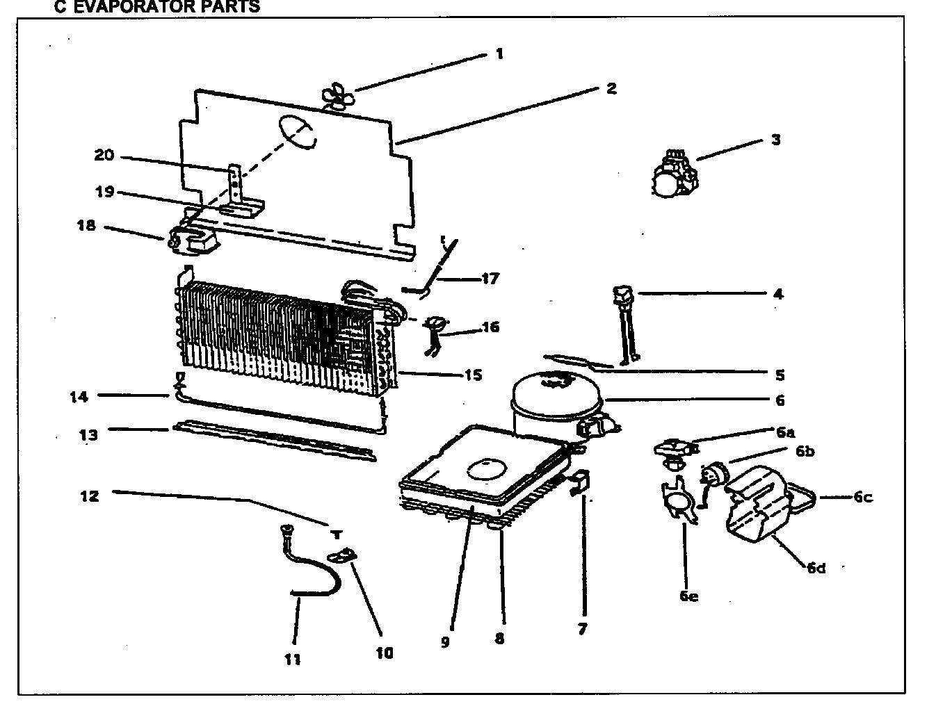 Evaporator parts