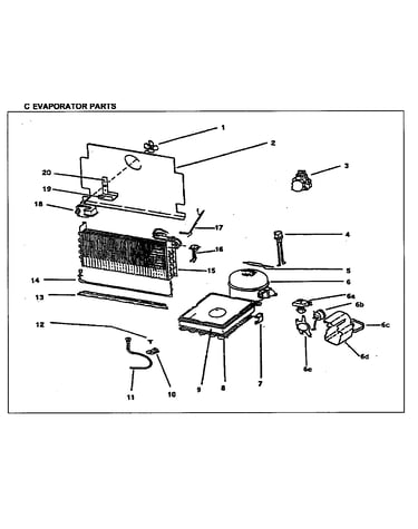 Evaporator parts