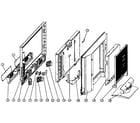Memorex MLT3221 cabinet parts diagram