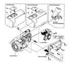 Sony HDR-SR5 cabinet parts 2 diagram