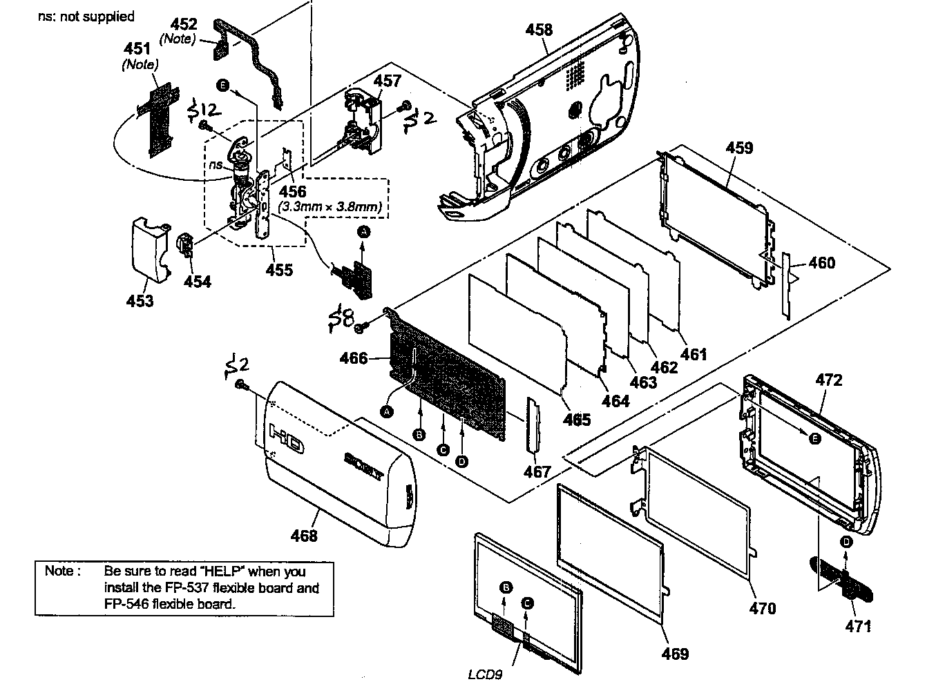 LCD PANEL BLOCK