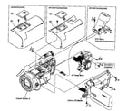 Sony HDR-SR7 cabinet parts 2 diagram
